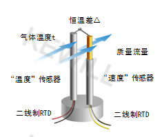 FGM熱式氣體質量流量計原理圖