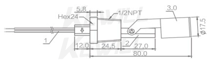 LV-Mini-72 側(cè)裝浮子液位開關